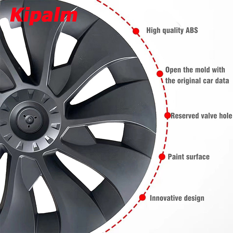 WHC3003 4PCS Tesla Model 3 18inch Wheel Covers Hub Cap Without Logo Hubcaps in Stock