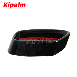 1 Pair Exhaust Muffler Tip Black Chrome Cover Trim for BMW X5 M Sports F15 2014-2018 Modify