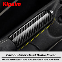 Load image into Gallery viewer, Hard Carbon Fiber Hand Brake Grip Covers Trim for Mini Cooper R55 Clubman R55 R56 R57 R58 R59 R50 R52 R53
