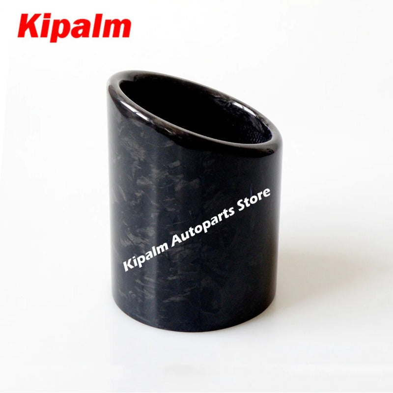 Akrapovic Type Car Universal Exhaust Pipe Forged Carbon Fiber Cover Exhaust Muffler Pipe Tip case Exhaust Tip housing