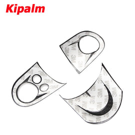 Carbon Fiber Interior Trim Car Steering Wheel Button Cover Sticker for Mini Cooper R55 R56 R57