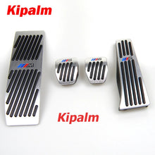 Load image into Gallery viewer, 4PCS Car Throttle Silver Pedal for BMW 1 3 Series E46 E90 E91 E92 E93 E87 E88 with M Logo