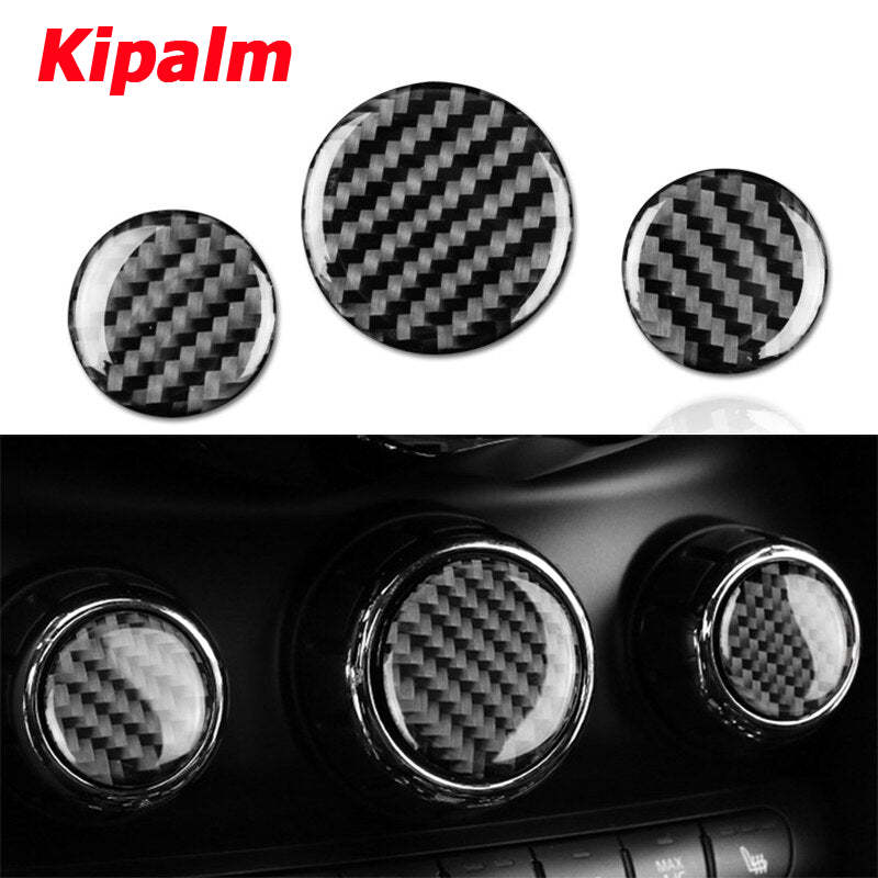 Kipalm Real Carbon Fiber Car Sticker Interior Trim Stickers for Mini Cooper F54 F55 F56 JCW Countryman F60