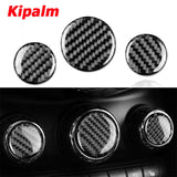 Kipalm Real Carbon Fiber Car Sticker Interior Trim Stickers for Mini Cooper F54 F55 F56 JCW Countryman F60