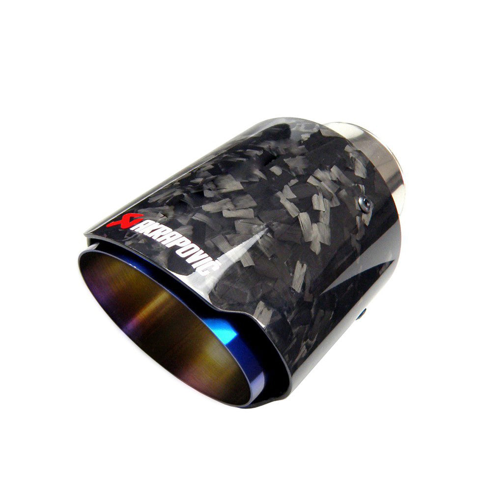 Subaru Levorg Exhaust Pipe Akrapovic Style Carbon Fiber Exhaust Muffler Tips Tailpipe, Special Design