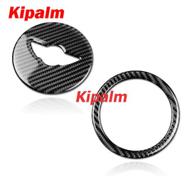 Carbon Fiber Car Steering Wheel Stickers Cover Trim for Mini Cooper Clubman R55 R56 Countryman R60 Paceman R61