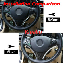 Load image into Gallery viewer, For BMW 3 Series E90 E92 2005-2012 Interior Accessories Carbon Fiber Steering Wheel Decoration