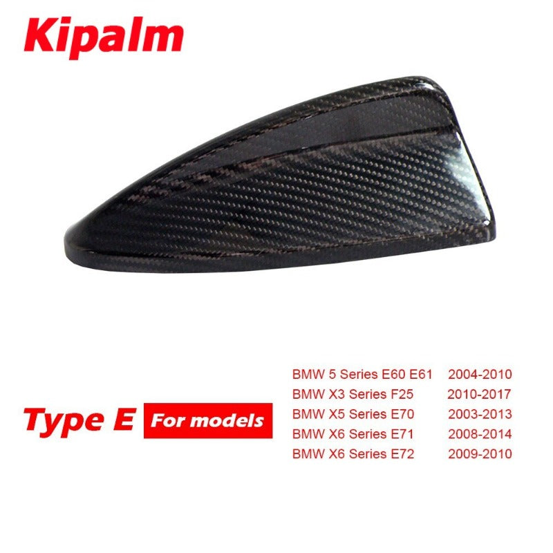 Real Carbon Fiber Shark Fin Antenna Cover For BMW E90 E92 M3 F20 F30 F10 F34 G30 M5 F15 F16 F21 F45 F56 F01 F80