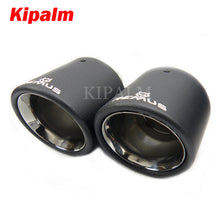 Load image into Gallery viewer, Universal Remus Sport Matte Carbon Fiber Exhaust Muffler Tips with Expand Outlet for GOLF MAZDA Land Rover JAGUAR