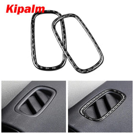 Kipalm Carbon Fiber Mini Cooper F60 Dashboard Air Outlet Vent Frame Sticker for Mini Cooper Accessories