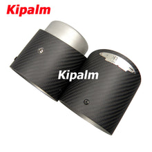 Load image into Gallery viewer, 1PC Carbon Fiber Exhaust Tip Muffler Tips Fit for Mini Cooper R55 R56 R57 R58 R59 R60 R61 F54 F55 F56 F57 F60 Mini Tail Pipe Tip