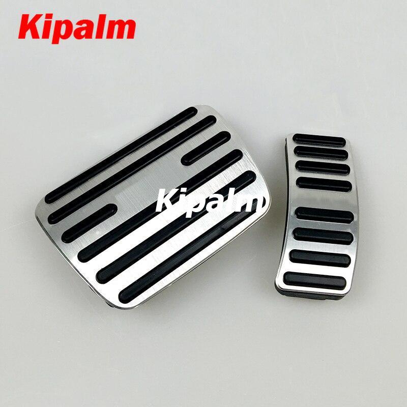 No Drill Aluminum Alloy Gas Brake  Pedal Cover For Audi A4 A5 A6 Q5  AT LHD Audi Pedals