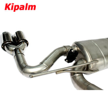 Load image into Gallery viewer, Dual M Performance BMW 5 Series G38 B48 2018 2019 2020 2.0T/3.0T with Valve Muffler Chrome Cat-back