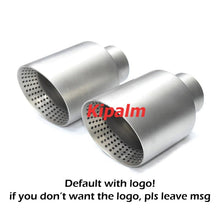 Load image into Gallery viewer, 1PC 304 Stainless Steel Car Muffler Tip Exhaust Pipe System for VW Golf 6 Golf 7 Golf R GTI Tiguan Muffler Cutter