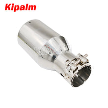 Load image into Gallery viewer, 1 piece Car Universal mirror polished Stainless Steel Exhaust Pipe Muffler Tips for Audi VW Golf BMW Toyota Honda Parts
