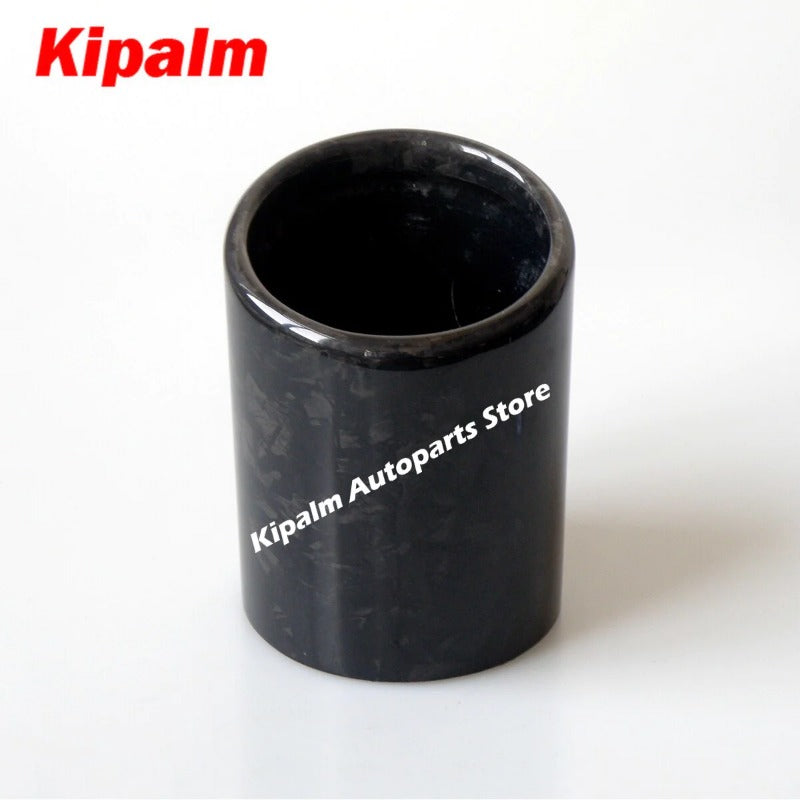 Akrapovic Type Car Universal Exhaust Pipe Forged Carbon Fiber Cover Exhaust Muffler Pipe Tip case Exhaust Tip housing
