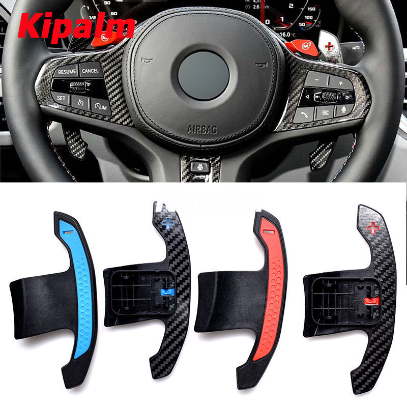 2PCS Replacement Carbon Interior Parts Gear Shift Paddle For BMW 3 4 5 Series X5