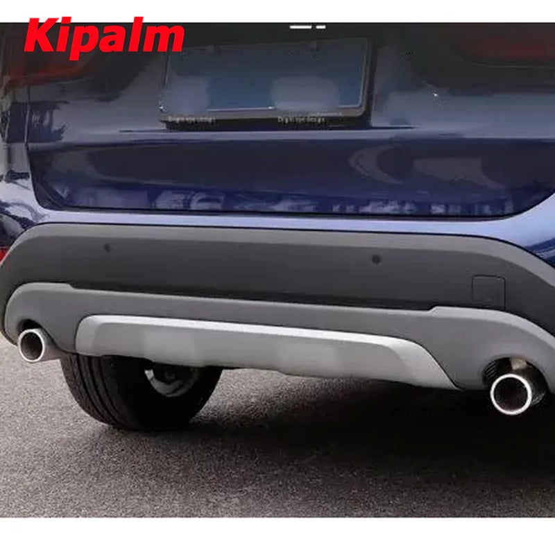 For BMW X1 F48 2016-2021 304 Stainless Steel Car Exhaust Pipe Outlet Decoration Silencer