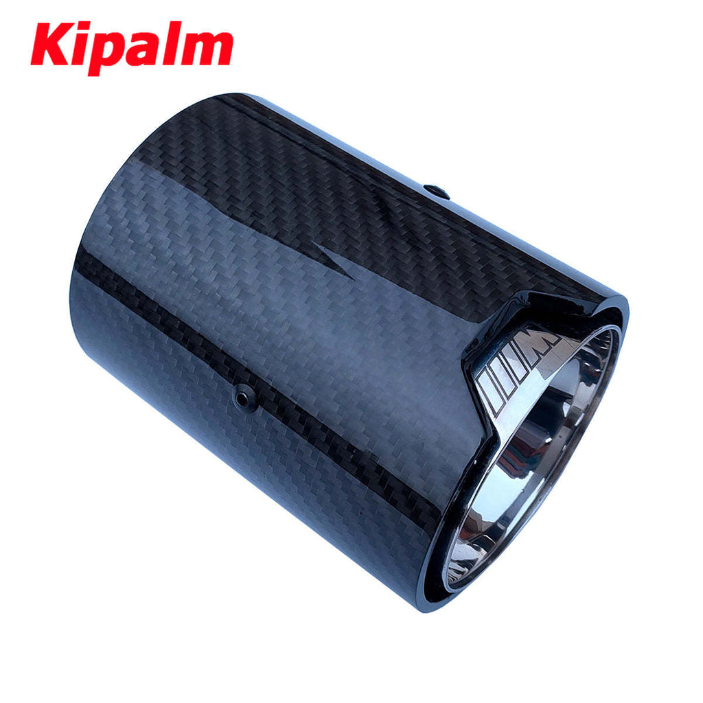 2PCS Real Carbon Fiber Exhaust Pipe Muffler tip For BMW M Performance exhaust pipe M2 F87 M3 F80 M4 F82 F83 M5 F10