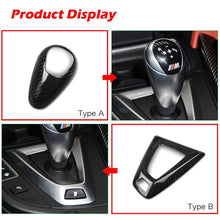 Load image into Gallery viewer, Carbon Fiber Gear Shift Knob Cover for BMW M2 F87 M3 F80 M4 F82 F83 M5 F10 F85 X5M F86 X6M F12 F13