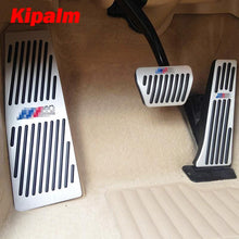 Load image into Gallery viewer, No Drill Gas Brake for BMW NEW 3 Series Auto Aluminum Gas Accelerator and Foot Rest Pedals LHD AT with M Logo