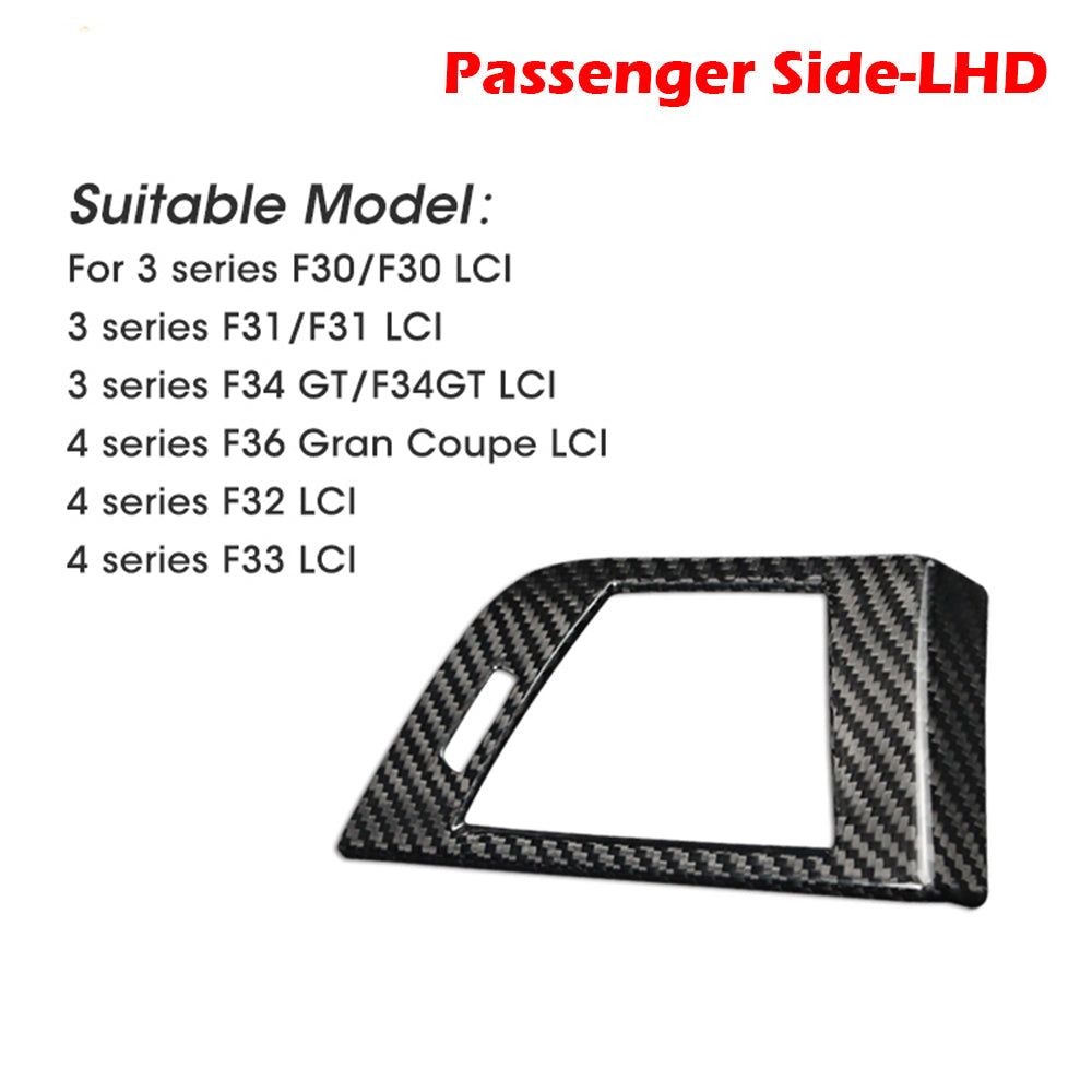 Car Modification Accessories Stickers Carbon Fiber Air Vent Outlet Frame for BMW F30 F33 F36 F31 F34 F32