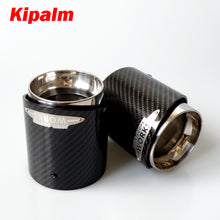 Load image into Gallery viewer, 1pcs Car Carbon Fiber Exhaust Tip Muffler Tips Fit for Mini Cooper R55 R56 R57 R58 R59 R60 R61 F54 F55 F56 F57 F60