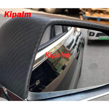 Load image into Gallery viewer, 1 Pair Rearview Side Mirror Cap Add on Style Real Dry Carbon Fiber Exterior Mirror Cover for Tesla Model 3