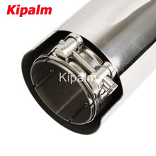 Load image into Gallery viewer, Customized Logo Stainless Steel Exhaust Muffler Car Mirror Polished Exhaust Tip