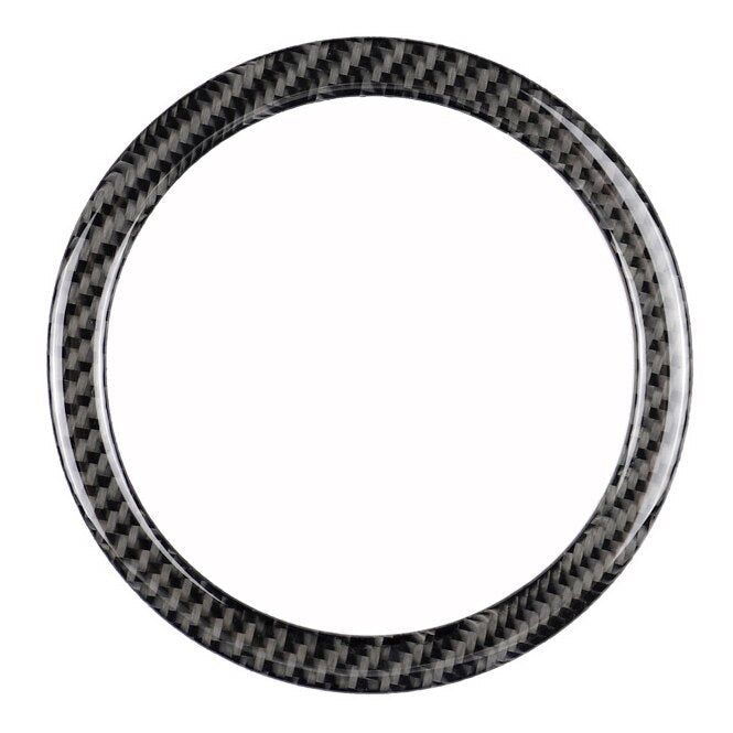 Carbon Fiber Car Steering Wheel Stickers Cover Trim for Mini Cooper Clubman R55 R56 Countryman R60 Paceman R61