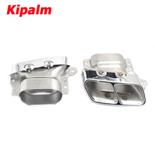 Load image into Gallery viewer, Auto Square Exhaust Muffler Stainless Steel Exhause Pipe for Mercedes Benz S Class W176 W177 W221