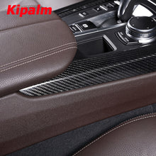 Load image into Gallery viewer, For BMW X5 X6 2014-2018 Carbon Car Interior Center Console Gear Shift Panel Frame Cover Trim Strips