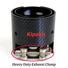 Load image into Gallery viewer, Kipalm 4PCS M Logo BMW M4 (F82/F83) 2014-2020 Carbon Fiber Exhaust Tip Muffler Pipe