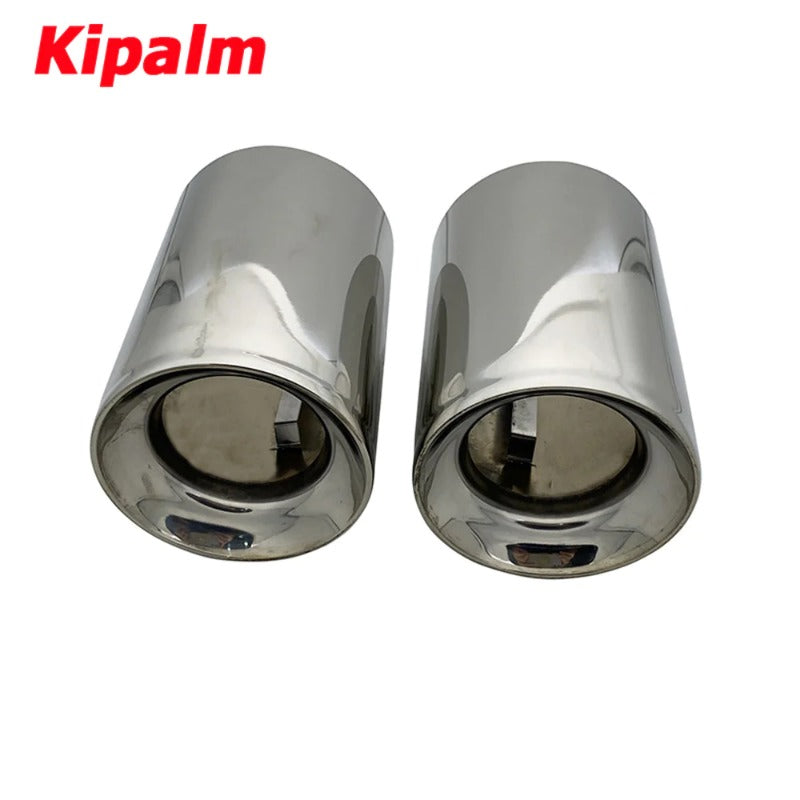 For BMW X1 F48 2016-2021 304 Stainless Steel Car Exhaust Pipe Outlet Decoration Silencer