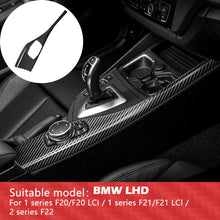 Load image into Gallery viewer, F20 F21 Real Carbon Fiber Interior Accessories Car Decoration Multimedia Panel Cover for BMW 1 Series 2 Series