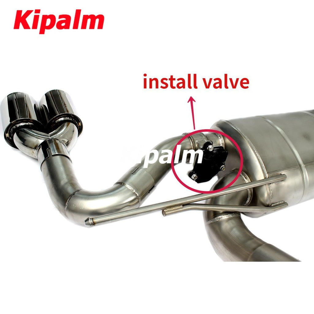 Dual M Performance BMW 5 Series G38 B48 2018 2019 2020 2.0T/3.0T with Valve Muffler Chrome Cat-back