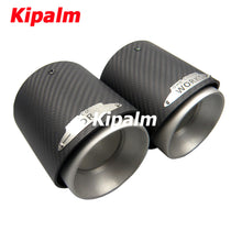 Load image into Gallery viewer, 1PC Carbon Fiber Exhaust Tip Muffler Tips Fit for Mini Cooper R55 R56 R57 R58 R59 R60 R61 F54 F55 F56 F57 F60 Mini Tail Pipe Tip