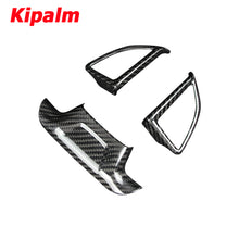 Load image into Gallery viewer, Dry Carbon Fiber Steering Wheel Button Decoration Cover Frame Sticker for Chevrolet Camaro 2016-2019