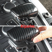 Load image into Gallery viewer, 1PC Dry Carbon Fiber Gear Shift Knob Head Cover for Audi A4 B9 A5 Q5 Q7 RHD Car Interior Accessories Modify