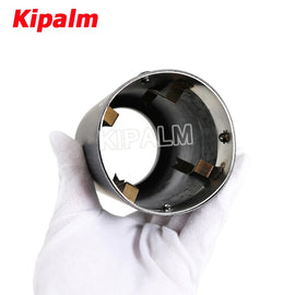 Car Universal Adjustable Carbon Fiber Cover Muffler Pipe Tip Carbon Fiber Case Exhaust Tip Housing with Circlip 57-63mm Ak Logo