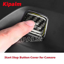 Load image into Gallery viewer, 1 Piece Camaro 2016-2019 Carbon Fiber Car Ignition Device Button Engine Start Stop Switch Sticker