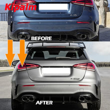 Load image into Gallery viewer, Dual Out Stainless Steel Exhaust Pipe for Mercedes-Benz W177 C118 A35 CLA35 AMG 2020+ Rear Bumper