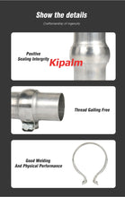 Load image into Gallery viewer, 409 Stainless Steel Ball Joint Clamp Kit Downpipe Socket Bolted Connectors Exhaust System