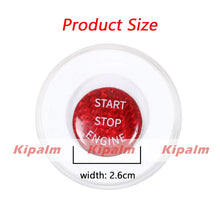 Load image into Gallery viewer, Carbon Fiber Sticker Engine Start Stop Button Decoration Cover for BMW F20 F30 G30