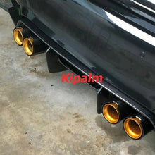 Load image into Gallery viewer, 4pcs BMW M3 G80 M4 G82 G83 Golden Stainless Steel Glossy Finish Carbon Fiber Exhaut Tip Pipe Tail Ends