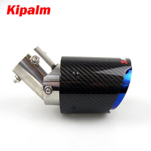Load image into Gallery viewer, HRV Kicks Livina Tiida Juke Angle Adjustable Bolt-On Akrapovic Exhausts Tailpipes with Anti-drop Rope Carbon Fiber Muffler Tips