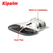 Load image into Gallery viewer, 1 Pair Exhaust Muffler Pipe For Mercedes Benz S Class Maybach W222 2021-2022 Stainless Steel Rear Tail Tips