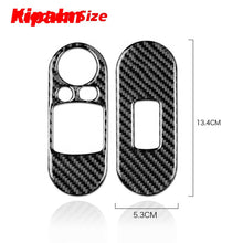 Load image into Gallery viewer, Kipalm Carbon Fiber Mini Cooper F56 Door Window Lifter Switch Control Panel Sticker Interior Trim Stickers