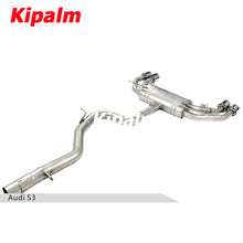 Load image into Gallery viewer, 304 Stainless Steel Full Exhaust System Performance Cat-back Fit for Audi S3 2.0T 2014 2015 2016 2017 2018