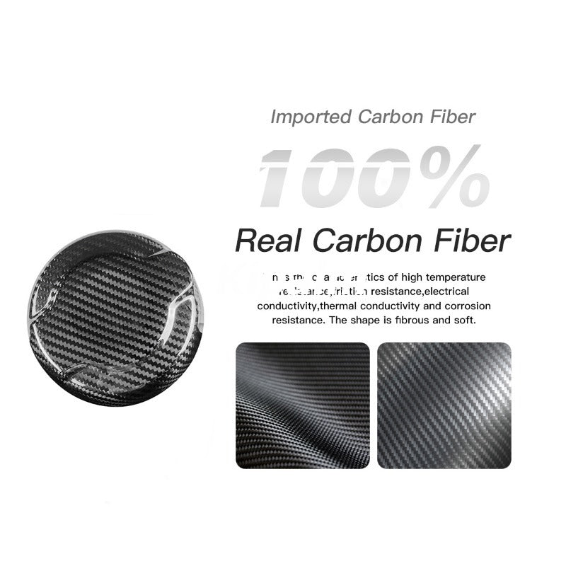 1PC Carbon Fiber 3D Fuel Cap Tank Protective Sticker for Mini F Series F55 F56 F57 Accessories